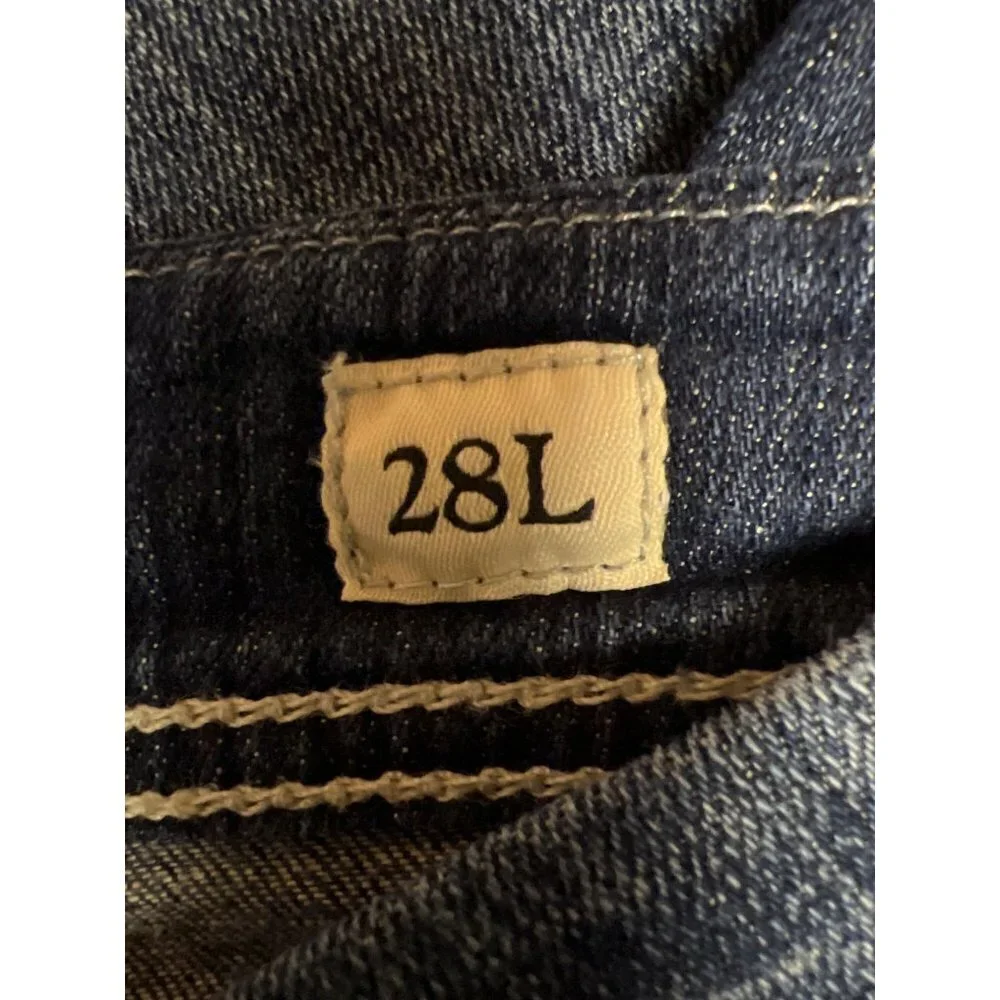 BKE Starlite Mid Rise Denim Blue Jeans Cut Off Pants Women's Size 28 - Picture 11 of 13